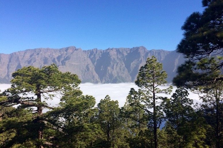 View into the Caldera de Taburiente