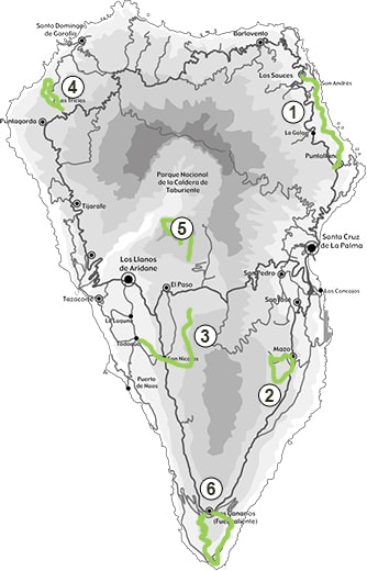 Map of the Hiking Trip Fantastic
