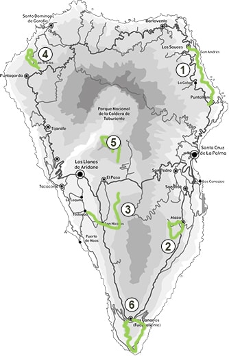 Map of the Hiking Trip Fantastic