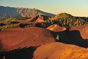 Paisaje volcánico en La Palma