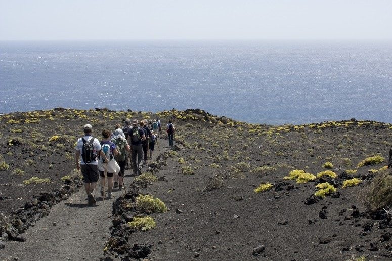 Caminata en el volcanico sur de La Palma