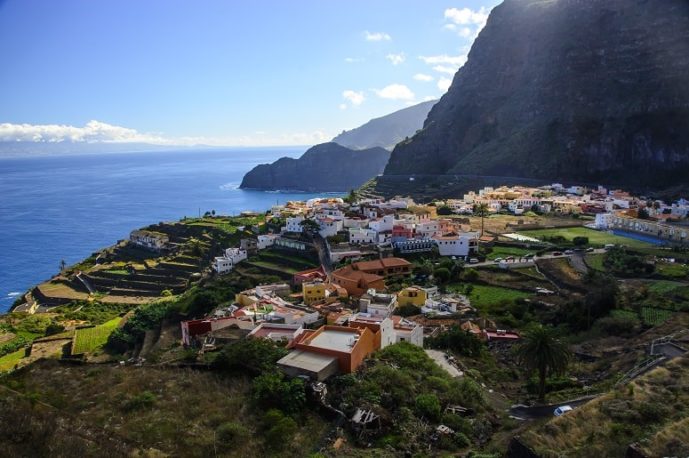 Dorf Agulo auf La Gomera