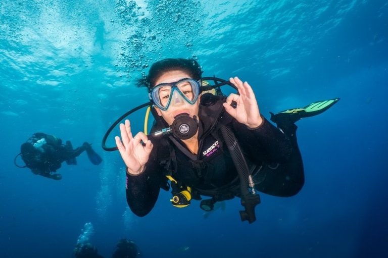 Diver on Tenerife